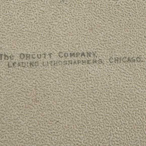 Antique Lithograph The Orcutt Company Chicago “Soudan” (Sudan) Signed Will Crane - Picture 5 of 9